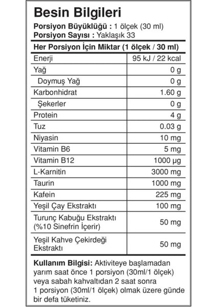 Bigjoy Thermo Nator L-Carnitine 3000 Mg Portakal