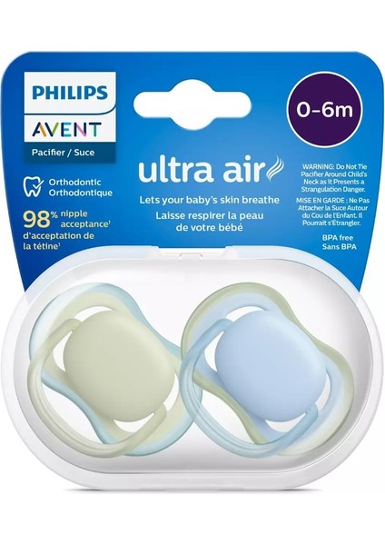 Philips Avent Ultra Air Emzik 0-6 Ay 2li SCF085/21
