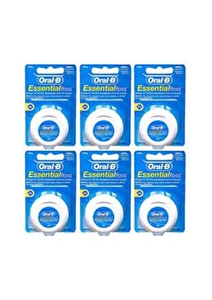 Essential Floss Diş İpi 50 m 6 Adet Temizleme Gücüyle Ağız Bakımında Etkili fiyatları