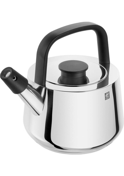 Beyaz 1,5 Litre Paslanmaz Çelik Düdüklü Su Isıtıcı