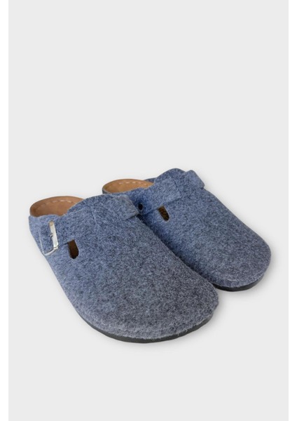 Mantar Taban Boston Birkens Model Günlük Sabo Unisex Ev Terliği Gri