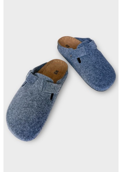 Mantar Taban Boston Birkens Model Günlük Sabo Unisex Ev Terliği Gri