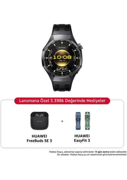Watch GT 6 Pro 46 mm - Siyah