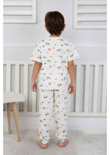 Baskılı Erkek Çocuk Yazlık Pijama Takımı fiyatları