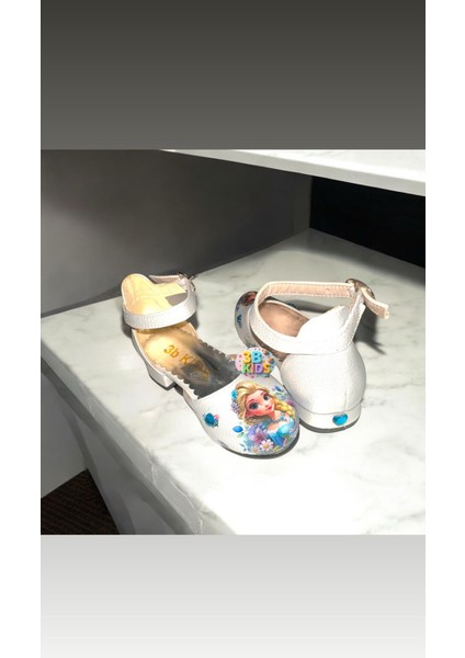 Karlar Ülkesi Peruklu Elsa Elbise Kostüm Takımı - Elsa Tasarım Topuklu Ayakkabı fiyatları