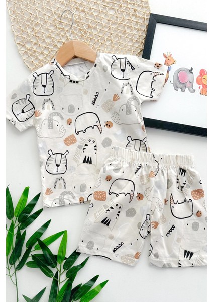 Desenli Erkek Çocuk Yazlık Takım fiyatları