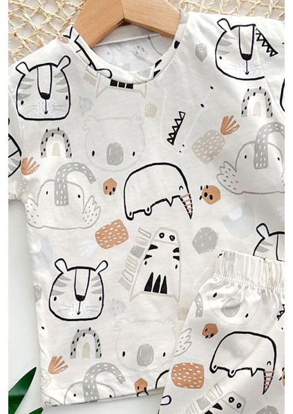 Desenli Erkek Çocuk Yazlık Takım modelleri