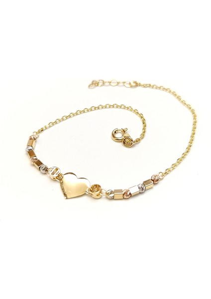 Pul Kalpli Dorika Toplu Bileklik Künye 14 Ayar Altın Hd Videolu