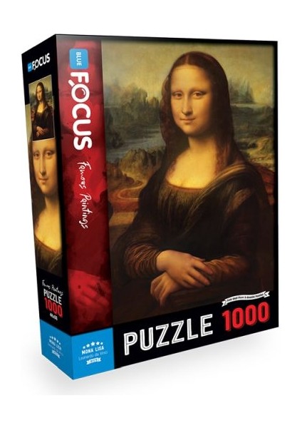 Blue Focus Puzzle Mona Lisa 1000 Parça