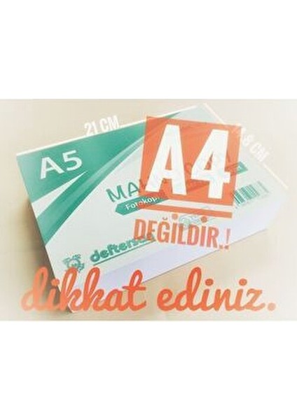 A5 Fotokopi Yazıcı Kağıdı 80 gr 500 Adet Yüksek Kalite Ofis ve Ev Kullanımına Uygun fırsatları