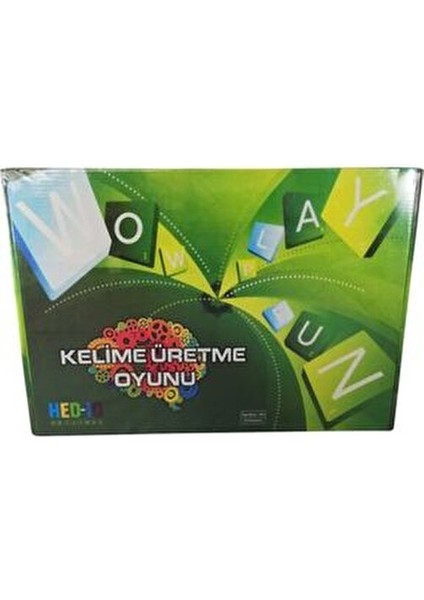 Kelime Üretme Oyunu Eğitici Aile Oyunu 5 Yaş ve Üzeri İçin Tasarlandı fırsatları