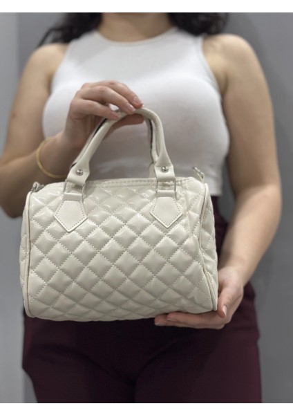 Kapaksız Kapitone Krem Cilt Çanta fiyatları