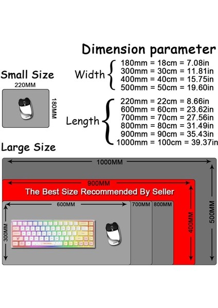 Büyük Soyut Mouse Pad 300X600X2MM (Yurt Dışından) fiyatları