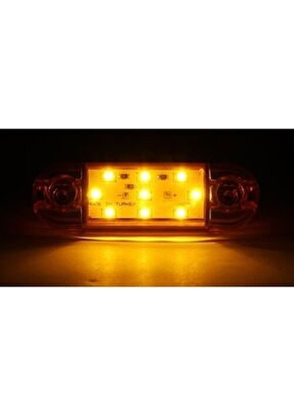10 Adet Sarı Tombul Parmak LED Enerji Tasarruflu Dış ve İç Mekan Kullanımı