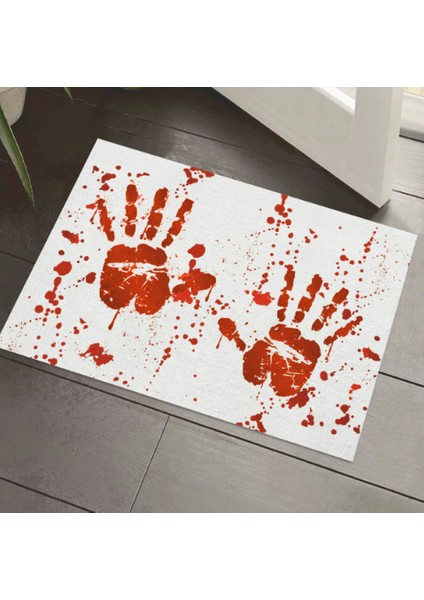 Baskılı Cadılar Bayramı Zemin Paspasları Halı Oturma Odası Yatak Odası Halısı Banyo Kaymaz Paspas Giriş Kapısı Paspası (Yurt Dışından)