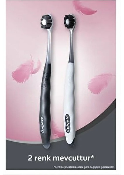 Foamsoft Siyah Diş Eti Masajı Yumuşak Diş Fırçası Nazik Temizlik 1 Adet fiyatları