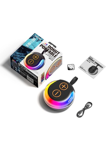 Donut Taşınabilir Kablosuz Hoparlör (Yurt Dışından) indirimleri