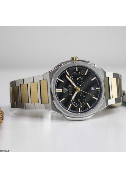FS601078 Çelik Kordonlu Erkek Kol Saati