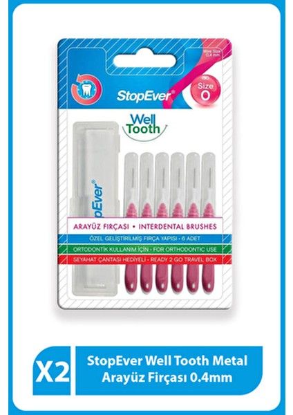 Arayüz Fırçası Pembe Renk 0,4 mm Tel ile Koruyucu Temizlik 2 Adet fiyatları