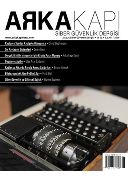 Arka Kapı Dergi 6.sayı 2019