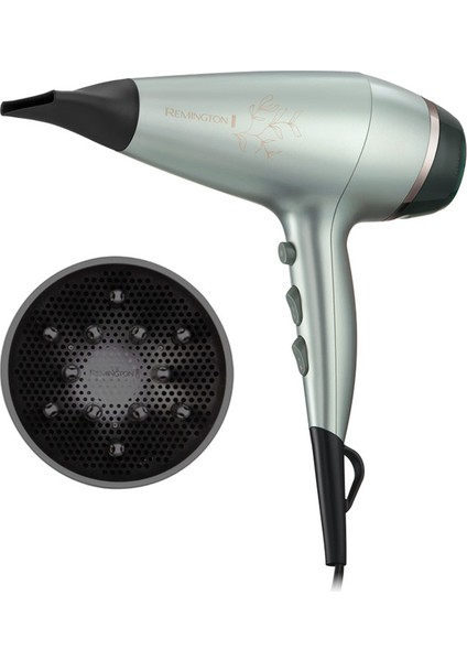 Çok Renkli AC5860 Botanik Serisi Saç Kurutma Makinesi 1900 W 220 - 240 V 3 Kademeli 3 Kademeli 2 Yı