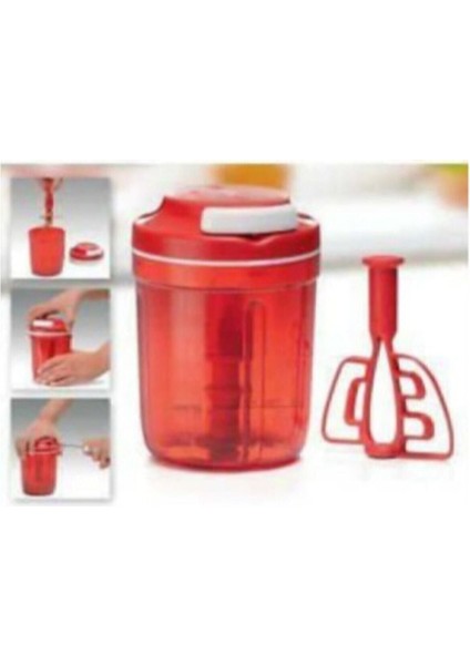 Kırmızı Süper Şef 2 Çok Işlevli Çok Amaçlı Mutfak Aleti