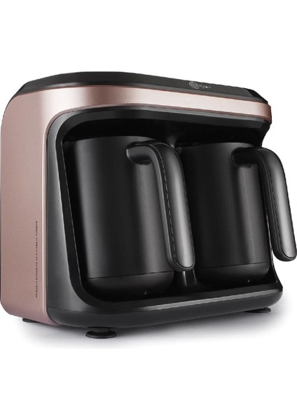 Pembe Hatır Hüps Duet Türk Kahve Makinesi, 10 Fincan, Bol Köpüklü, Şık Tasarım modelleri