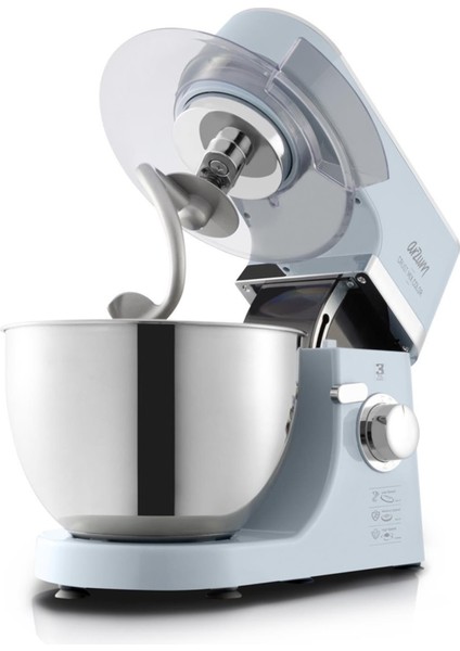 Renkli Stand Mikser AR1066, Güçlü ve Şık Tasarım, Çok Fonksiyonlu Elektrikli Mutfak Aleti