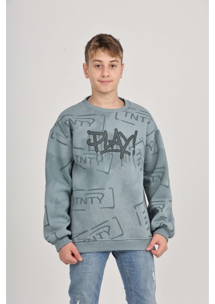 Erkek Çocuk Play Baskılı Sweatshirt fiyatları