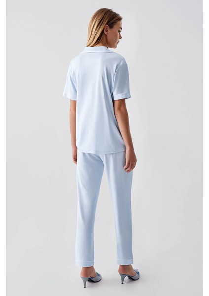 Freshness 324 Kadın 4'lü Sabahlıklı Şorlu Pijama Takımı modelleri