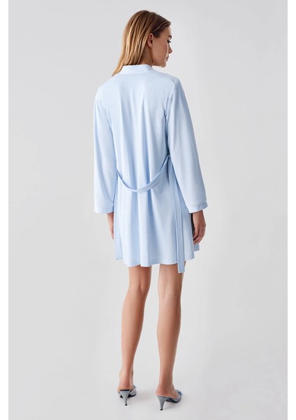 Freshness 324 Kadın 4'lü Sabahlıklı Şorlu Pijama Takımı indirimleri