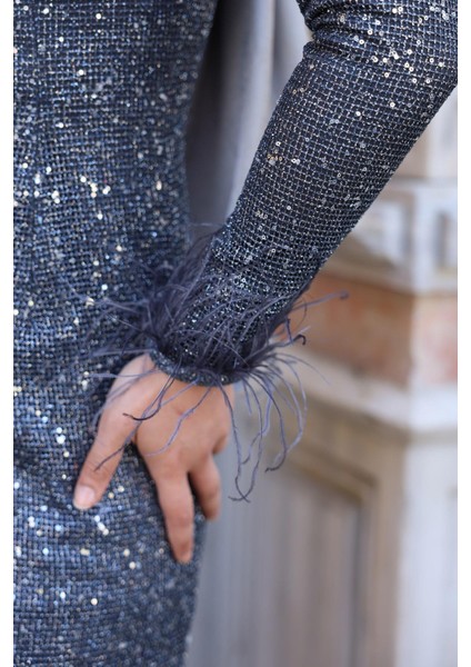 Sakura Tesettür Abiye Antrasit fiyatları