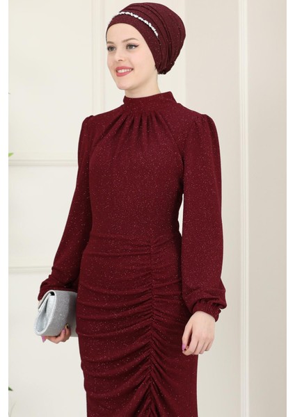 Rüya Tesettür Abiye Bordo fiyatları