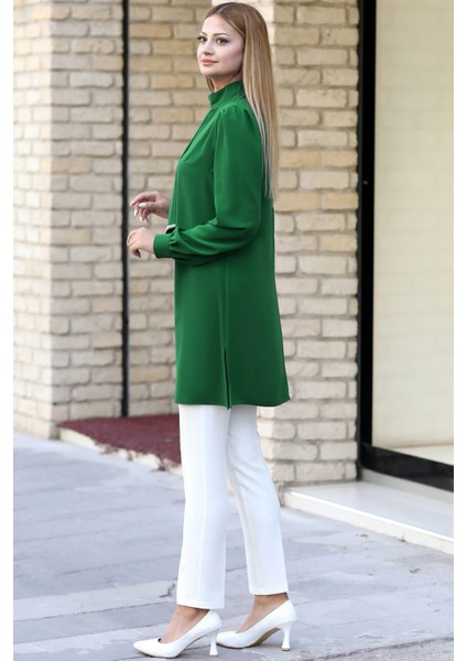 Işıl Tesettür Takım Zümrüt modelleri