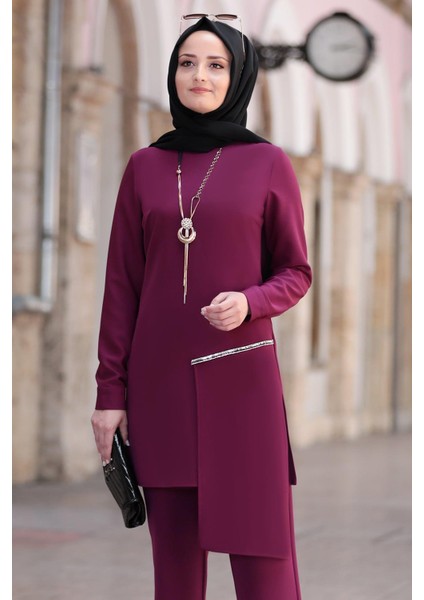 Derin Tesettür Takım Mürdüm fiyatları