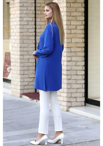 Işıl Tesettür Takım Saks modelleri