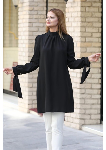 Esila Tesettür Tunik Siyah