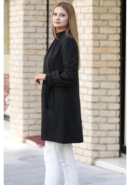 Esila Tesettür Tunik Siyah modelleri