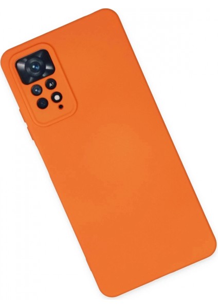 Xiaomi Redmi Note 11 Pro Kılıf Nano Içi Kadife Silikon - Turuncu fiyatları