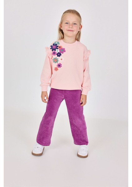 Kız Çocuk Düz Pantolon