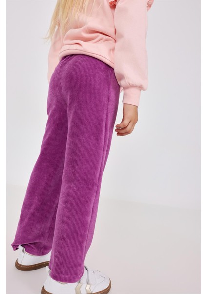 Kız Çocuk Düz Pantolon