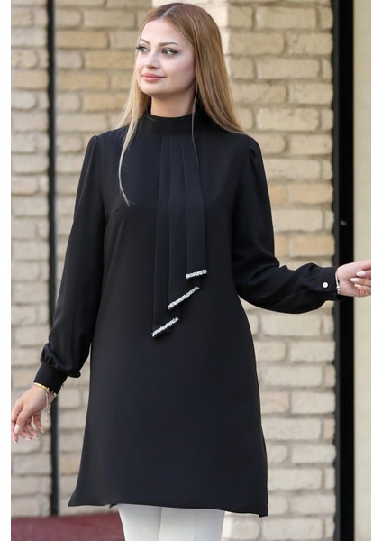 Işıl Tesettür Tunik Siyah fiyatları