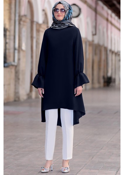 Eflin Tesettür Tunik Lacivert