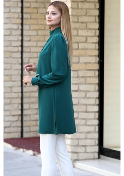 Işıl Tesettür Tunik Zümrüt modelleri