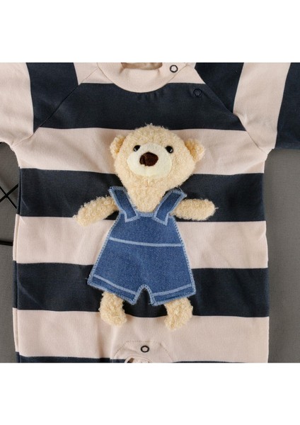 Ayıcık Detaylı Bebek Çocuk Unisex Tulum Mevsimlik modelleri