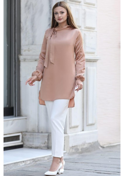 Trend Tesettür Tunik Camel