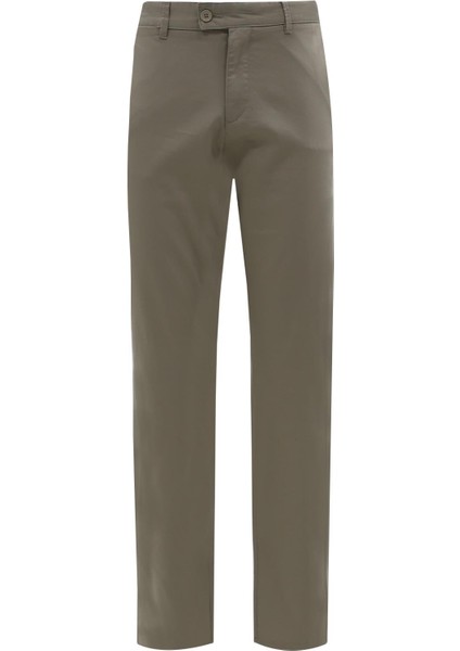 Bej Comfort Fit Chino Pantolon