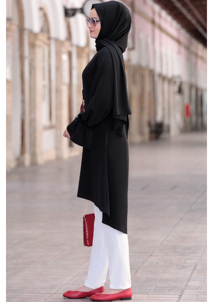 Eflin Tesettür Tunik Siyah modelleri