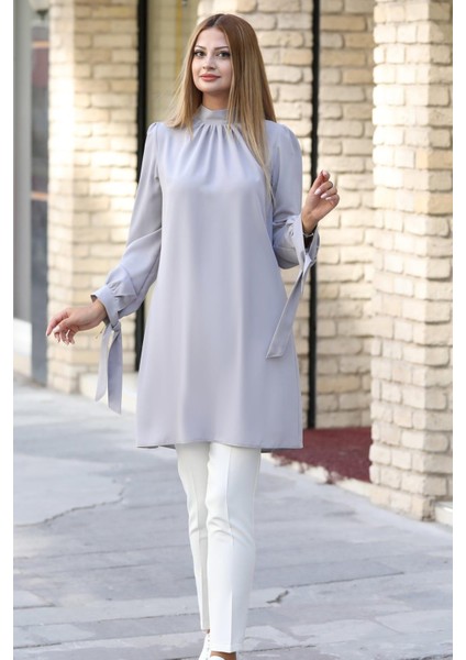 Esila Tesettür Tunik Gri