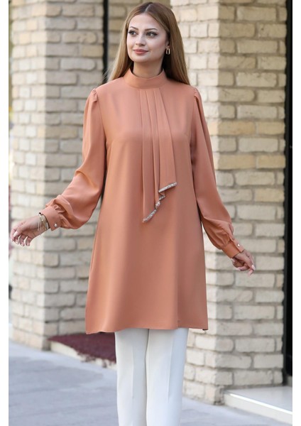 Işıl Tesettür Tunik Camel
